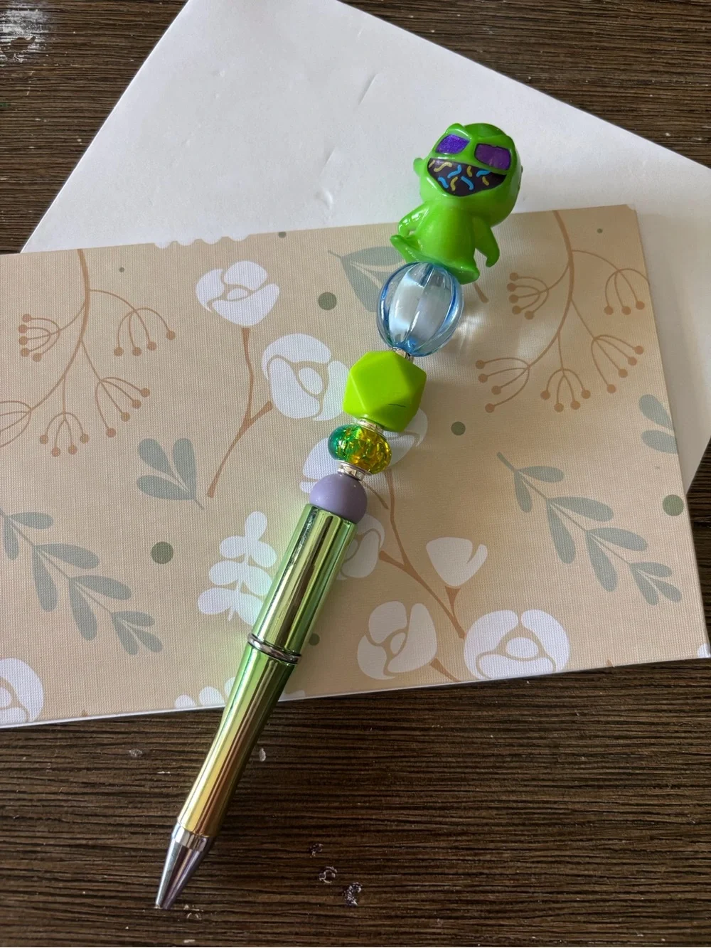 Disney Doorables: Nightmare Before Christmas: Oggie Boggie handmade beaded pen